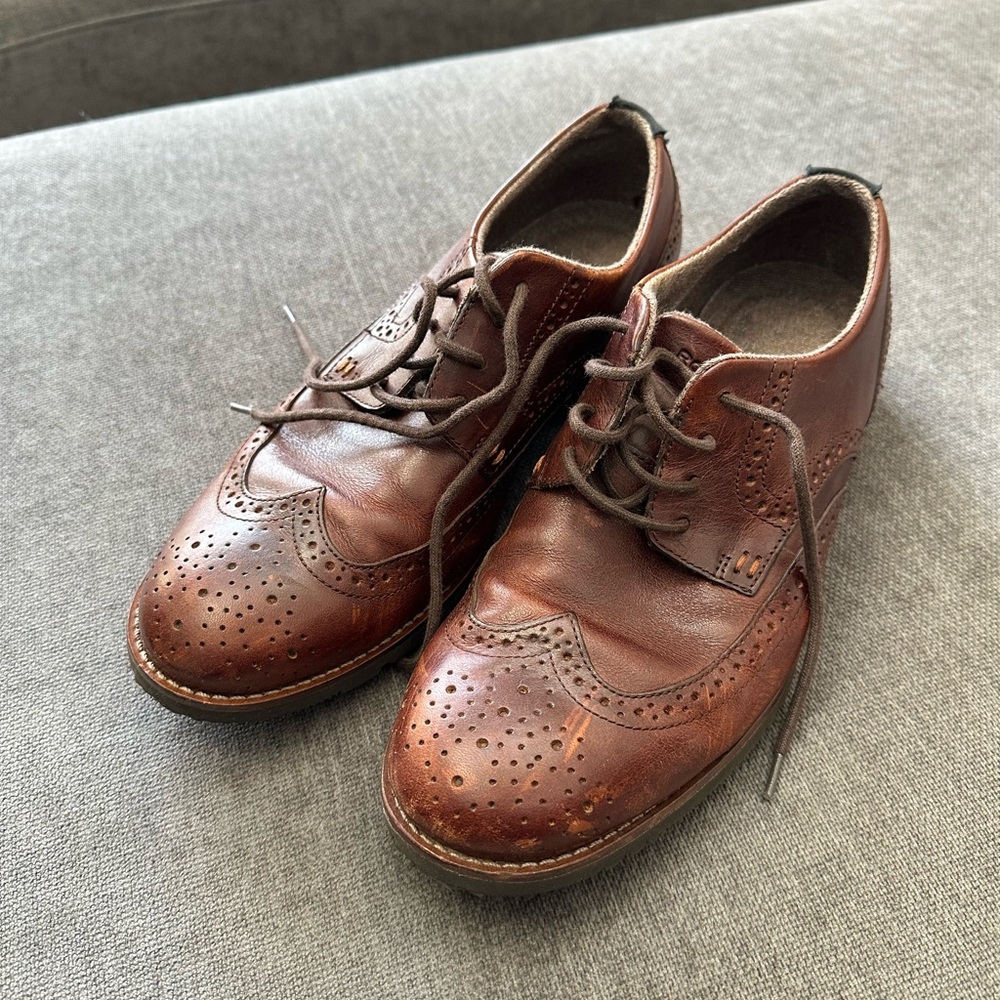 Rockport Brown Leather Oxfords